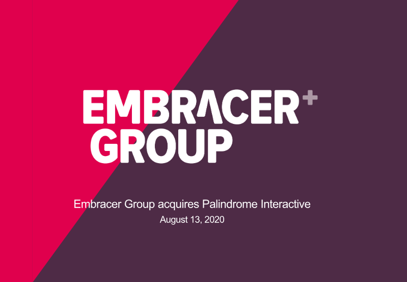 Cover of Embracer Group Acquires Palindrome Interactive