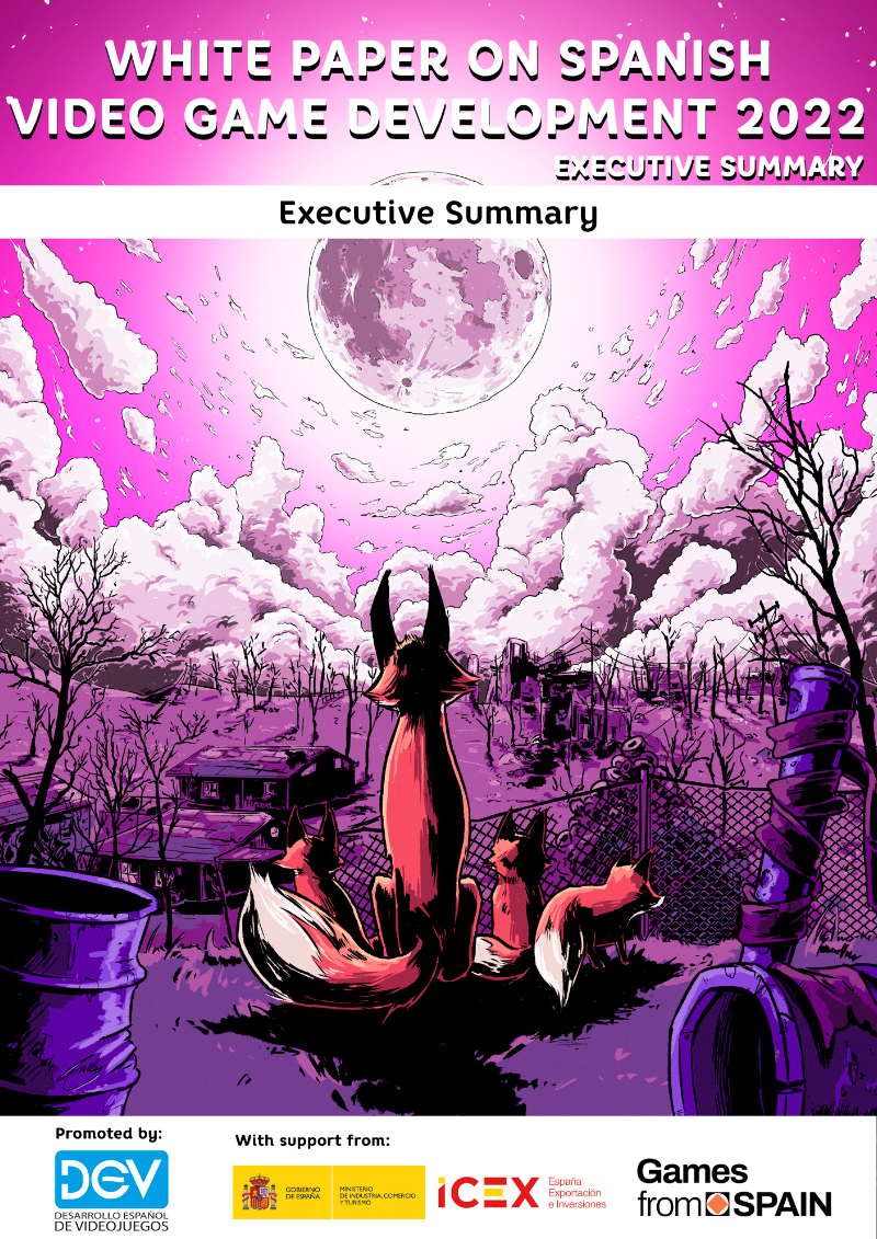 Cover of White Paper on Spanish Video Game Development: 2022 Executive Summary