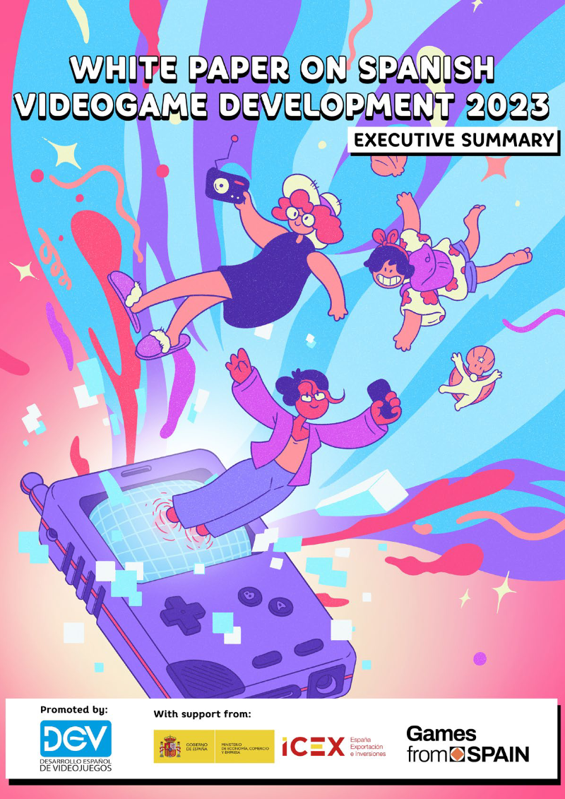Cover of White Paper on Spanish Videogame Development 2023: Executive Summary