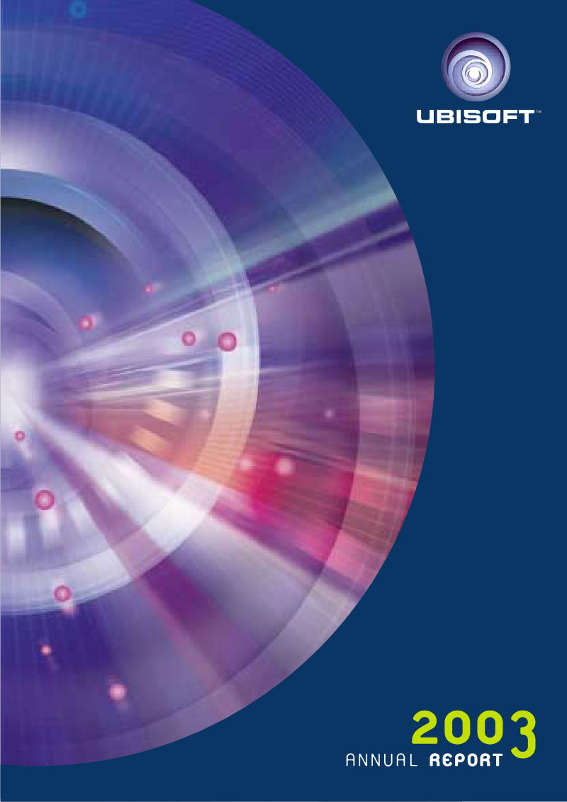 Cover of Ubisoft Annual Report 2003