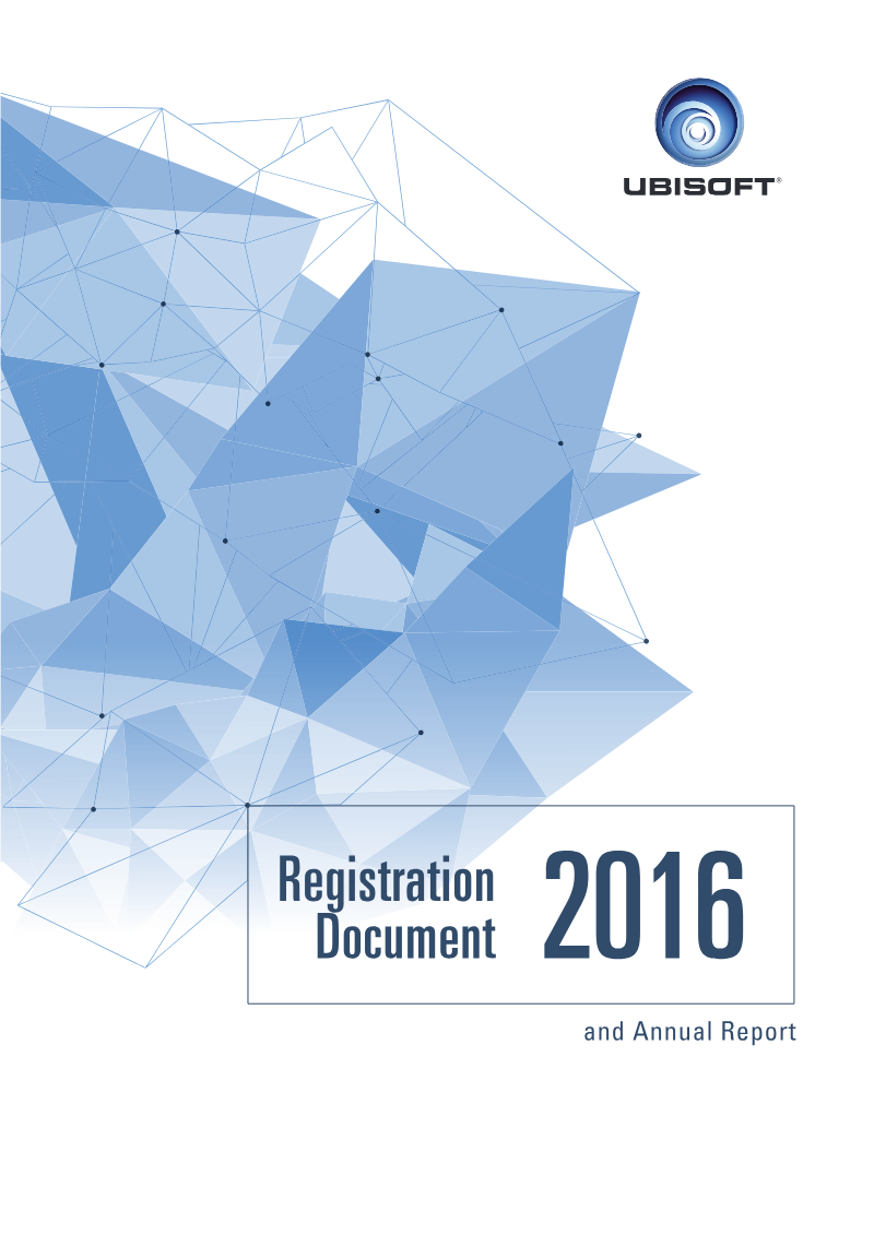 Cover of Registration Document and Annual Report 2016