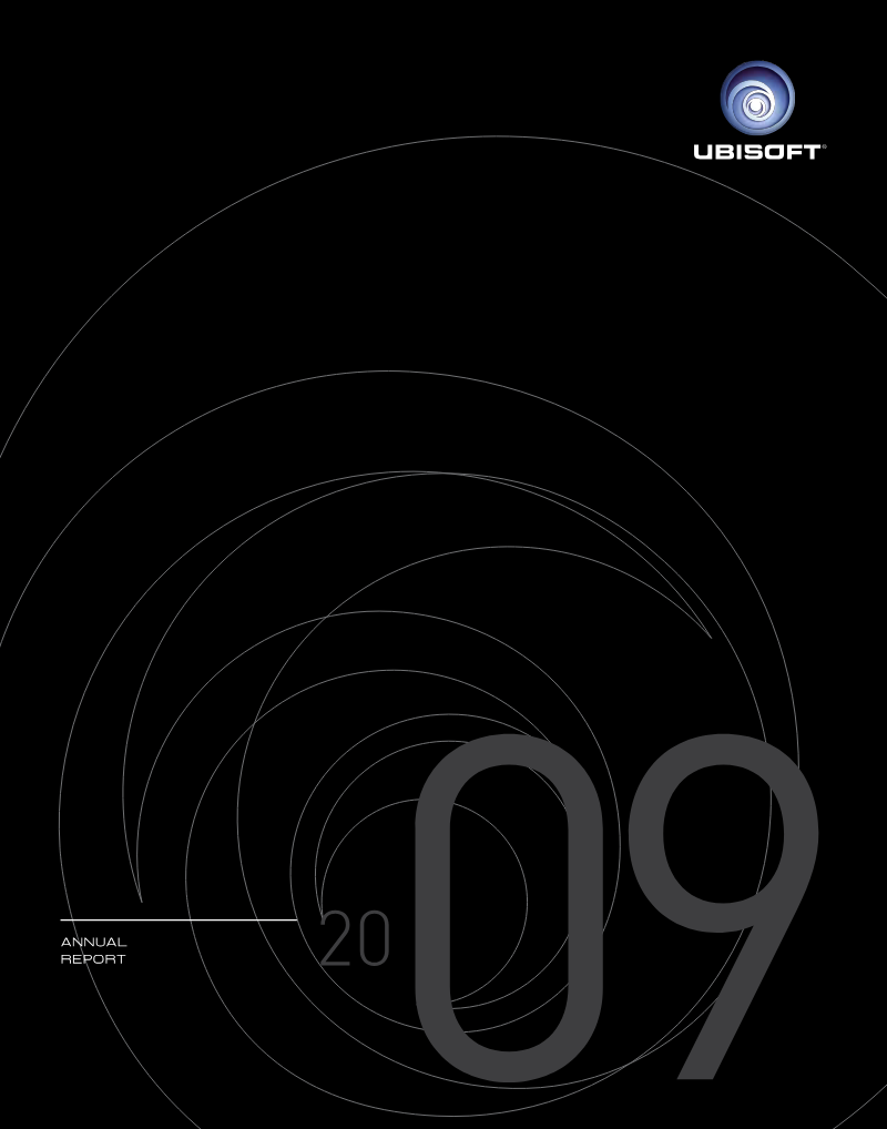Cover of Ubisoft Annual Report 2009