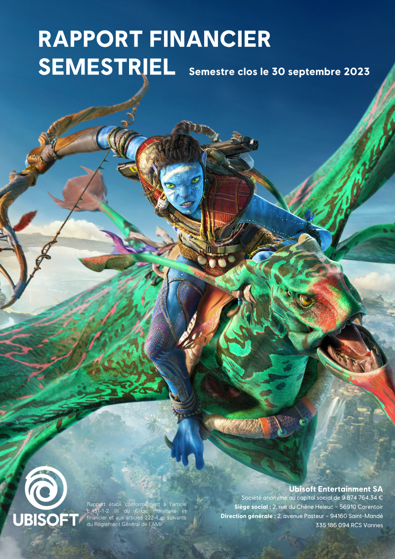 Cover of Ubisoft Half Year Financial Report H1 FY24