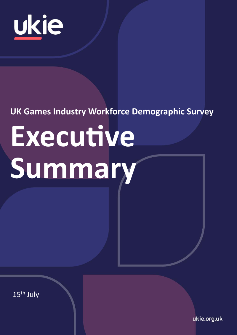 Cover of UK Games Industry Workforce Demographic Survey: Executive Summary