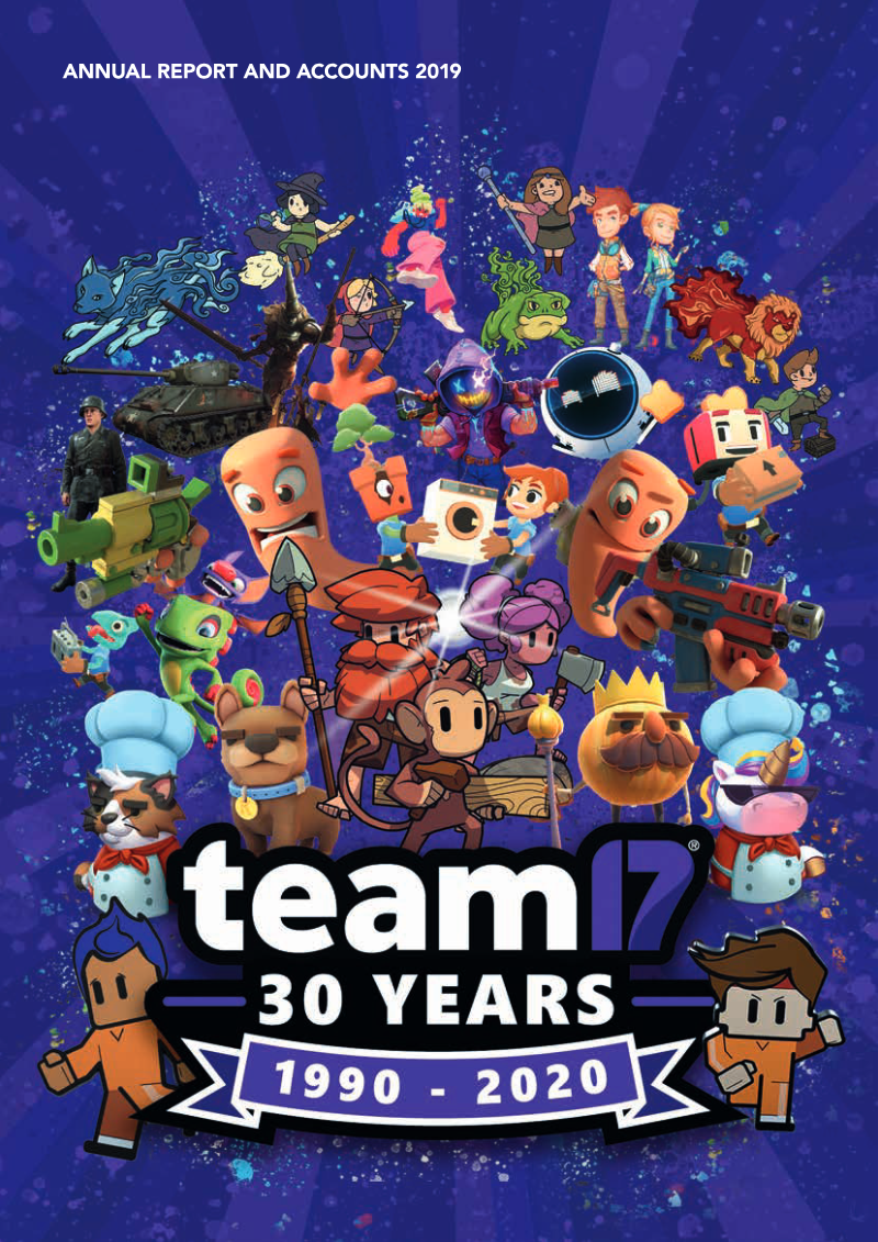 Cover of Team17 Annual Report and Accounts 2019
