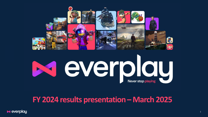 Cover of Everplay FY 2024 Results Presentation