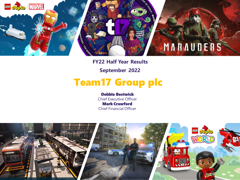 Cover of Team17 Group FY22 Half Year Results