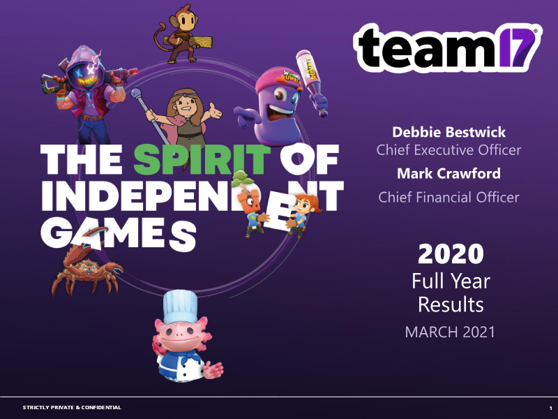 Cover of Team17 Full Year Results 2020