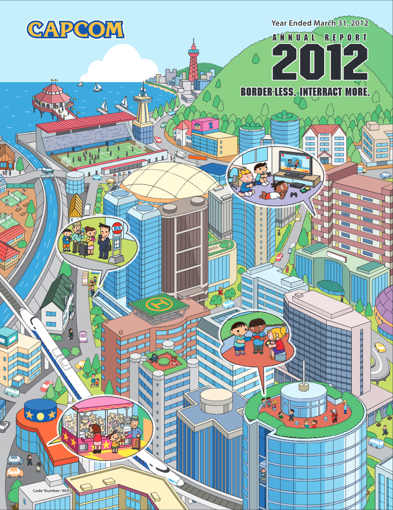 Cover of Capcom Annual Report 2012