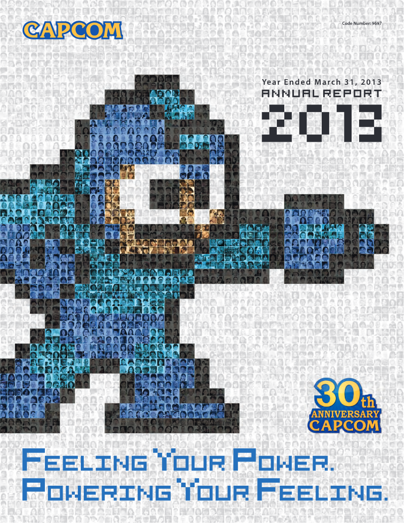 Cover of Capcom Annual Report 2013