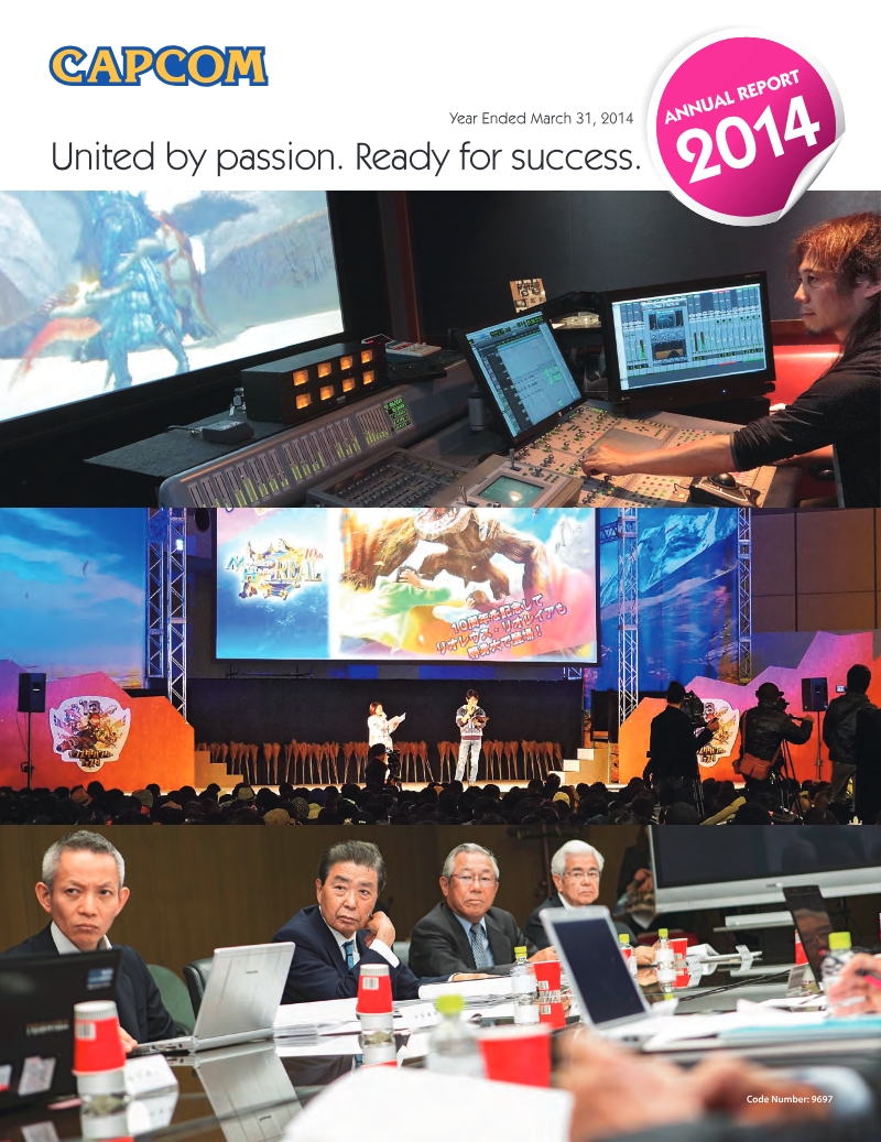 Cover of Capcom Annual Report 2014