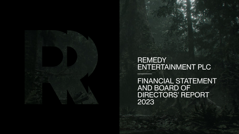 Cover of Remedy Entertainment Financial Statement and Board of Directors' Report 2023