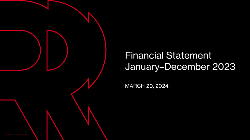 Cover of Remedy Financial Statement: January-December 2023