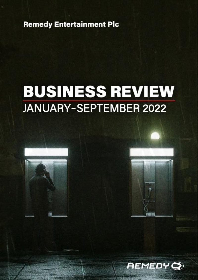 Cover of Remedy Entertainment Plc: Business Review January–September 2022