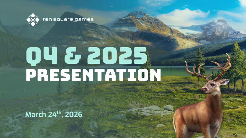Cover of Ten Square Games Q4 and FY 2025 Financial Results Presentation
