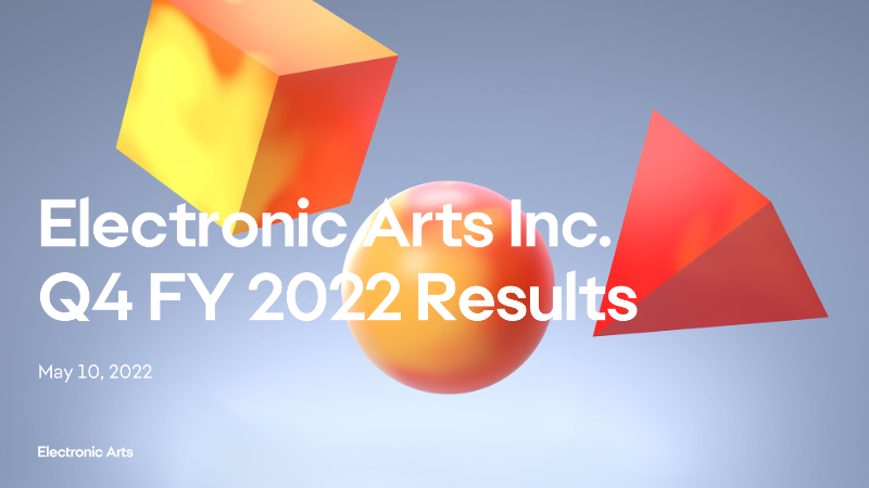 Cover of Electronic Arts Q4 FY 2022 Results