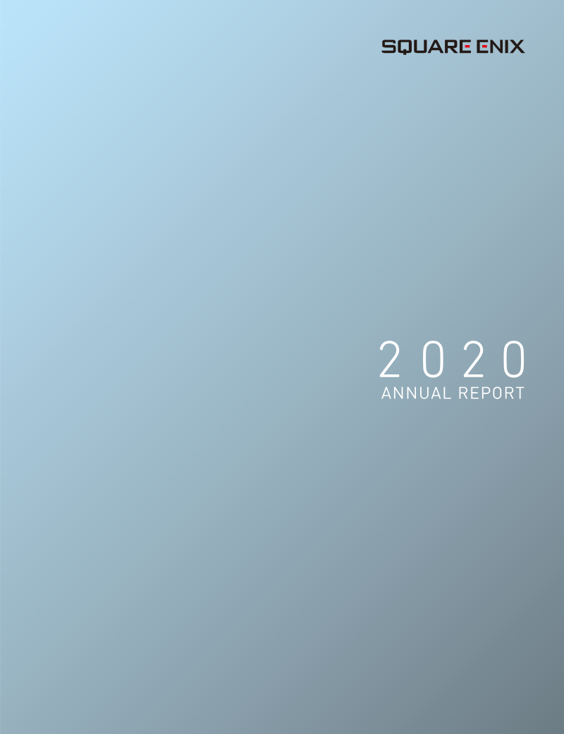 Cover of Square Enix Annual Report 2020