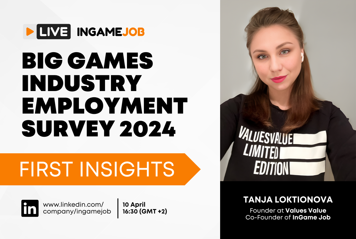 Cover of Big Games Industry Employment Survey 2024: First Insights
