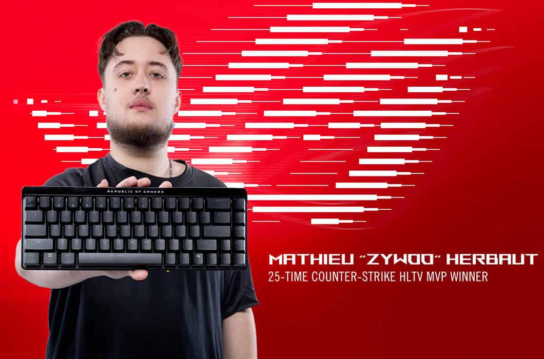 Cover of ASUS Republic of Gamers Names ZywOo an Official Ambassador