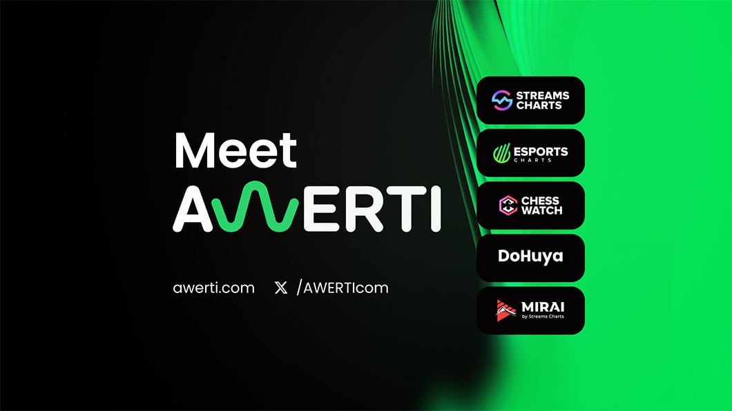 Cover of Esports Charts Parent ESM.one Rebrands to AWERTI