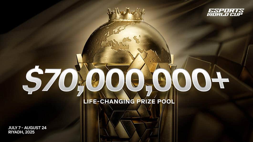 Cover of Esports World Cup to Feature $70 Million Total Prize Pool