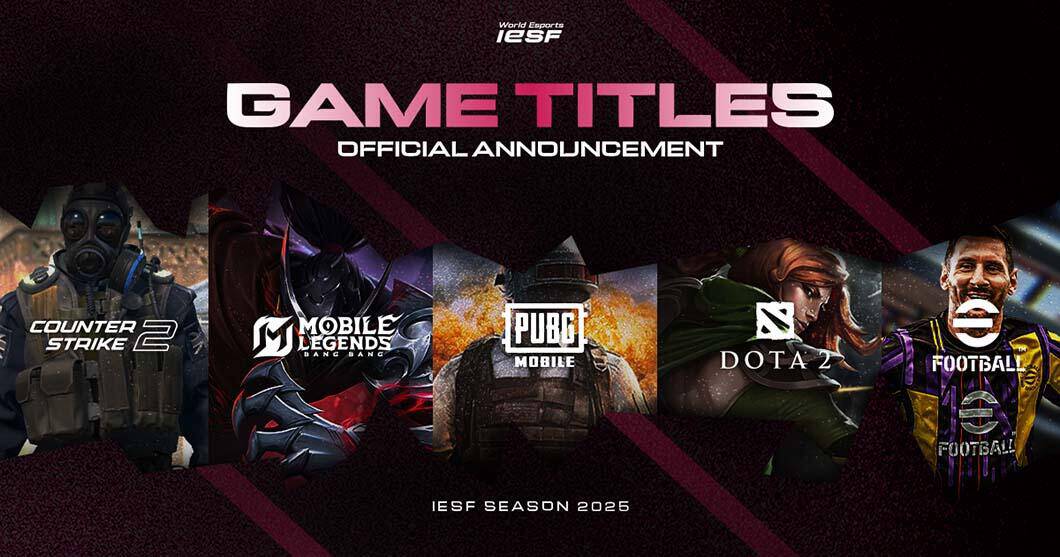 Cover of IESF Formally Announces 2025 Games Line-Up