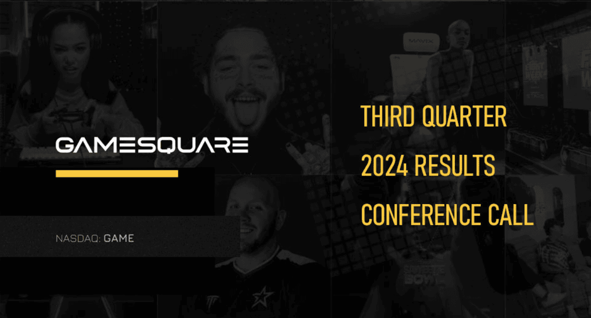 Cover of GameSquare Holdings Q3 2024 Financial Results