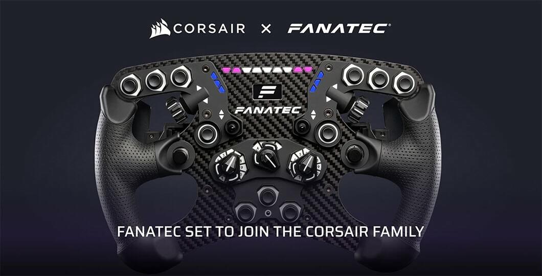 Cover of CORSAIR Set to Acquire Fanatec Sim Racing
