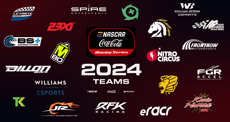 Cover of M80 and Oxygen Esports Among New Teams Entering 2024 eNASCAR Coca-Cola iRacing Series