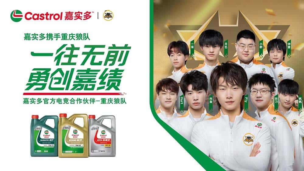 Cover of Castrol Sponsors Wolves Esports Honor of Kings Team