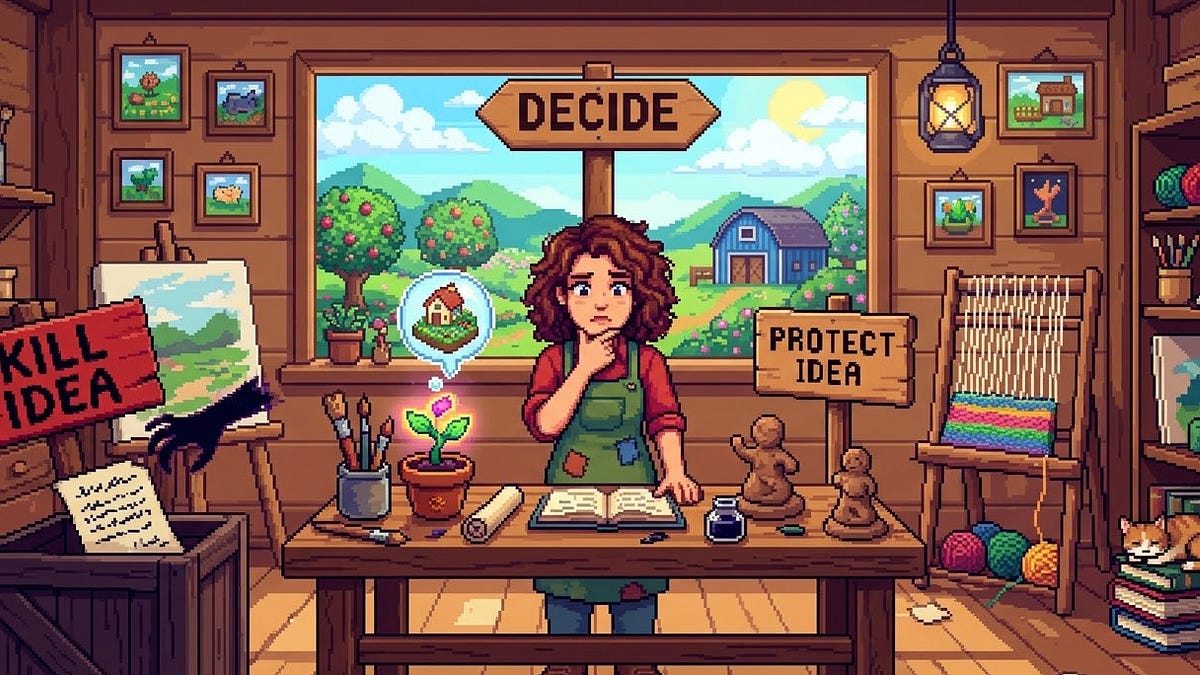 Cover of Killing and Protecting Ideas in Indie Studios: A Field Guide
