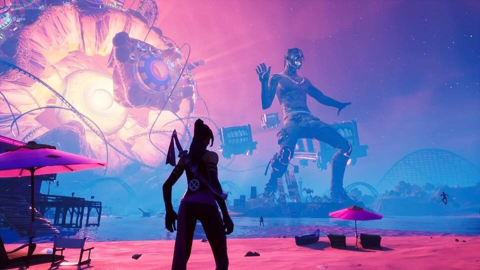 Cover of On Fortnite's Travis Scott Concert