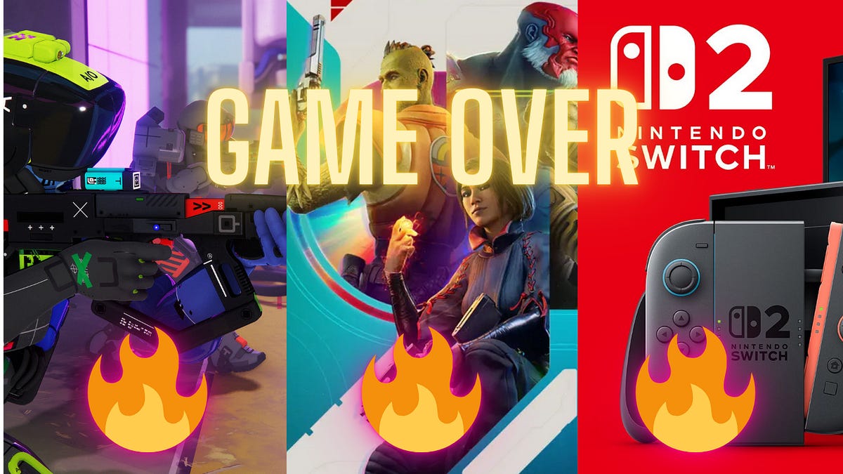 Cover of GameOver: Marathon Alpha Disaster, Switch 2 to the Moon, Indies over Gaming Giants