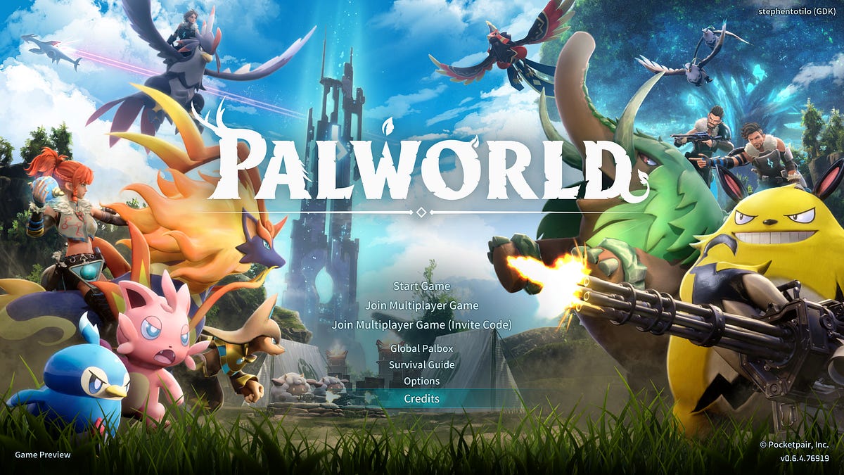 Cover of Palworld's Special Approach to Game Credits