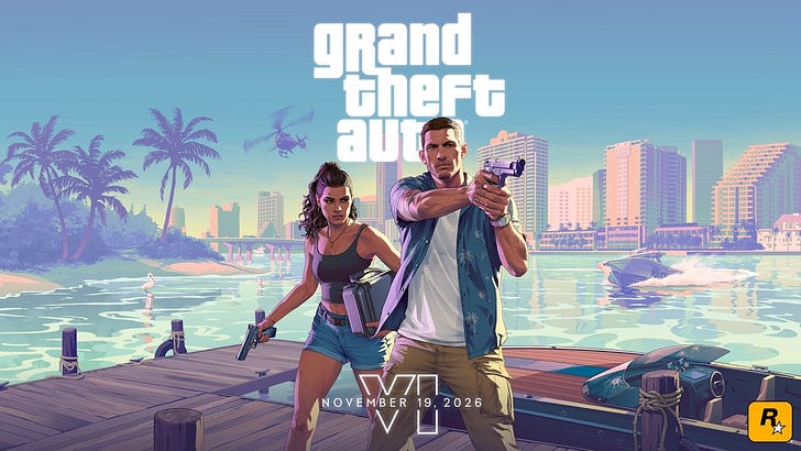Cover of 385 Days to Go: Rockstar Shows GTA VI for the First Time Since December 2023