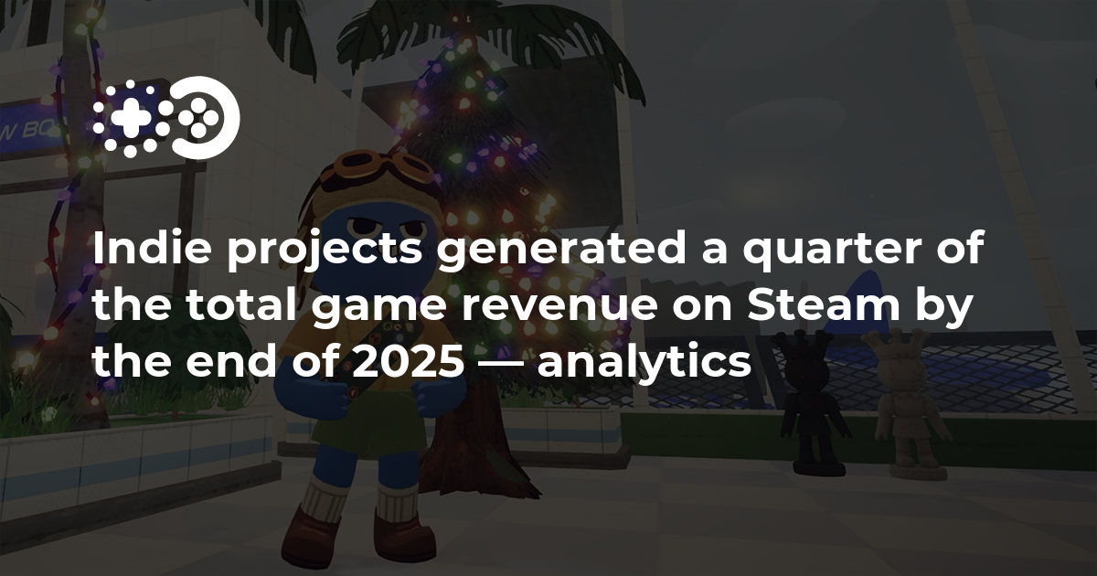 Cover of Indie Projects Generated a Quarter of Total Game Revenue on Steam