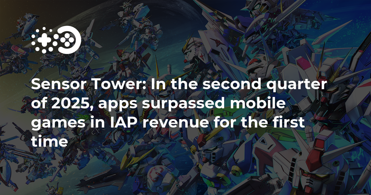 Cover of Apps Surpassed Mobile Games in IAP Revenue: Q2 2025