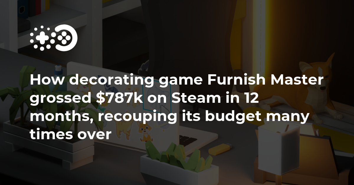 Cover of How Decorating Game Furnish Master Grossed $787k on Steam