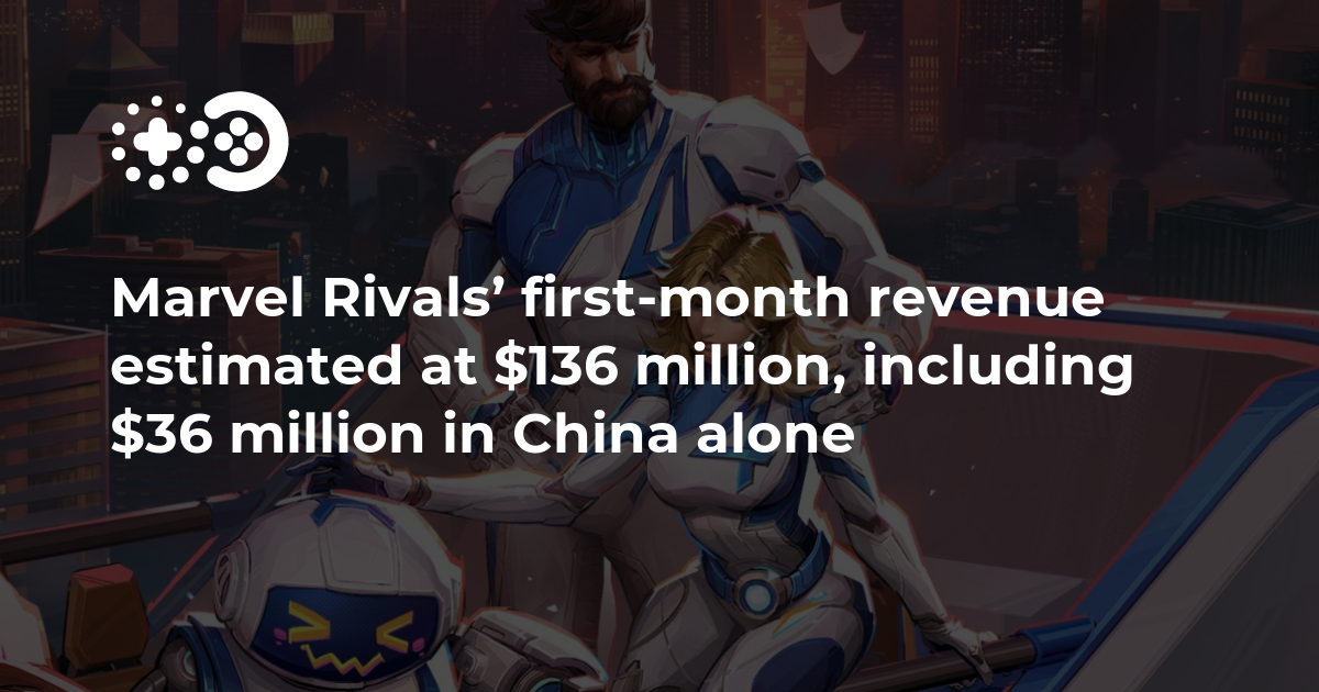 Cover of Marvel Rivals' First-Month Revenue Estimated at $136 Million