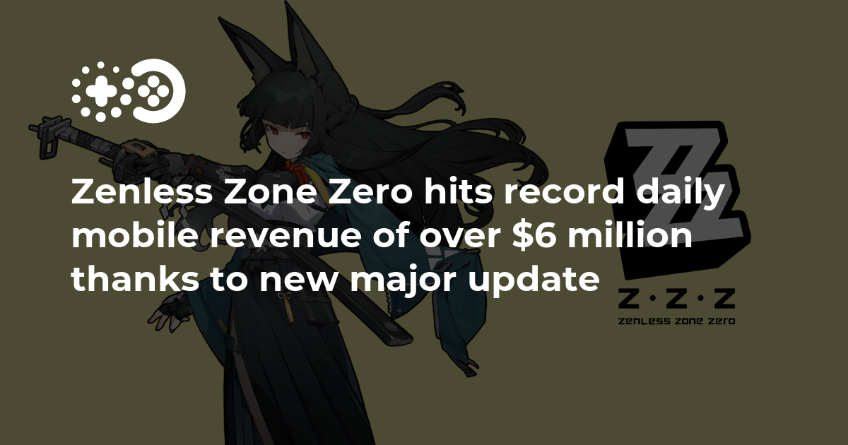 Cover of Zenless Zone Zero Hits Record Daily Mobile Revenue