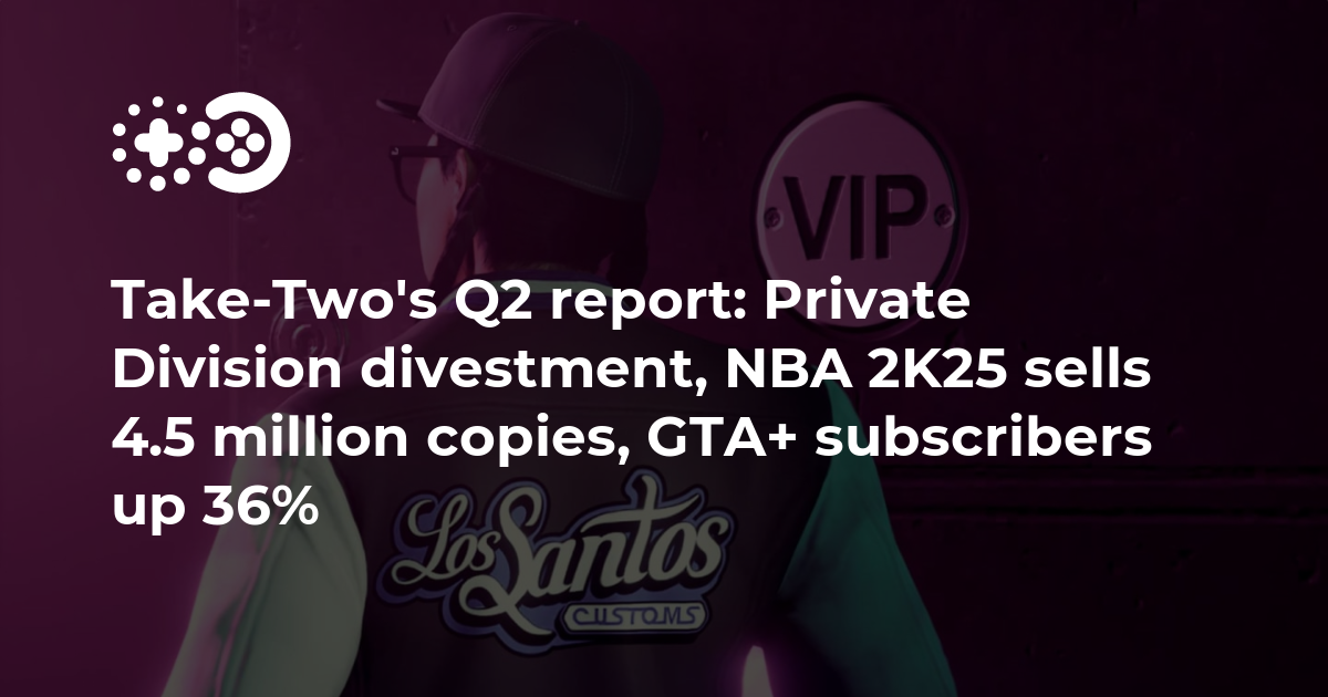 Cover of Take-Two Q2 2025 Financial Results