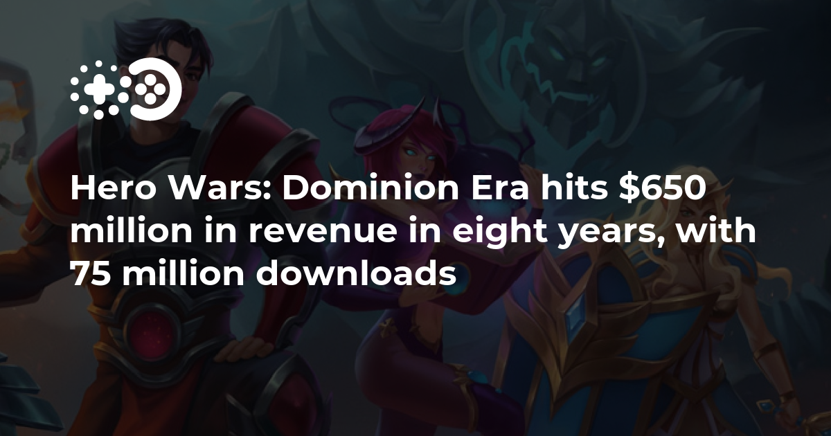 Cover of Hero Wars: Dominion Era Hits $650 Million in Revenue