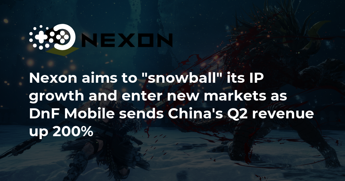 Cover of Nexon Q2 2024 Financial Results