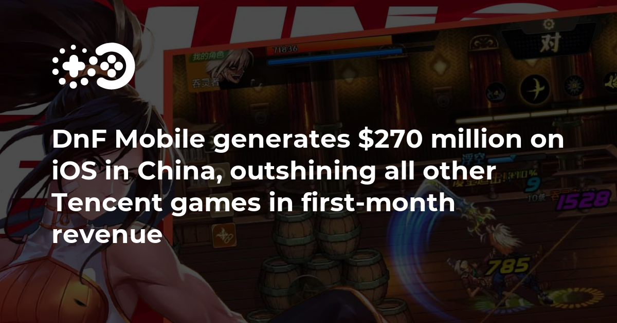 Cover of DnF Mobile Generates $270 Million on iOS in China