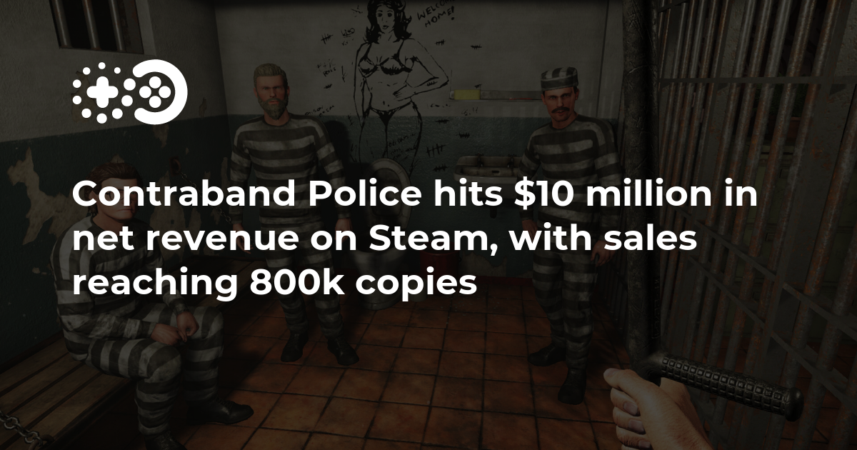 Cover of Contraband Police Hits $10 Million in Net Revenue on Steam