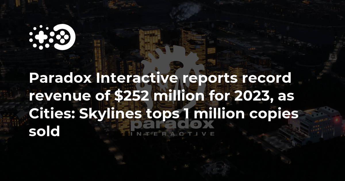 Cover of Paradox Interactive 2023 Financial Results