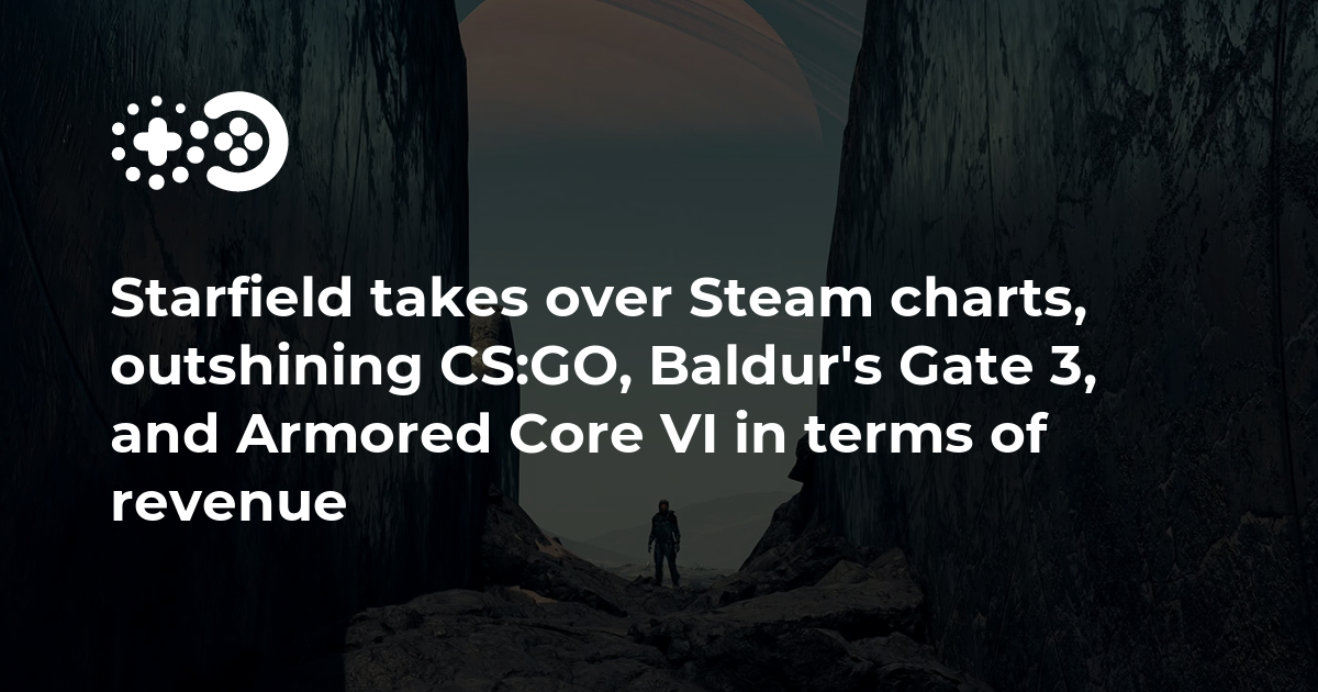 Cover of Starfield Takes Over Steam Charts