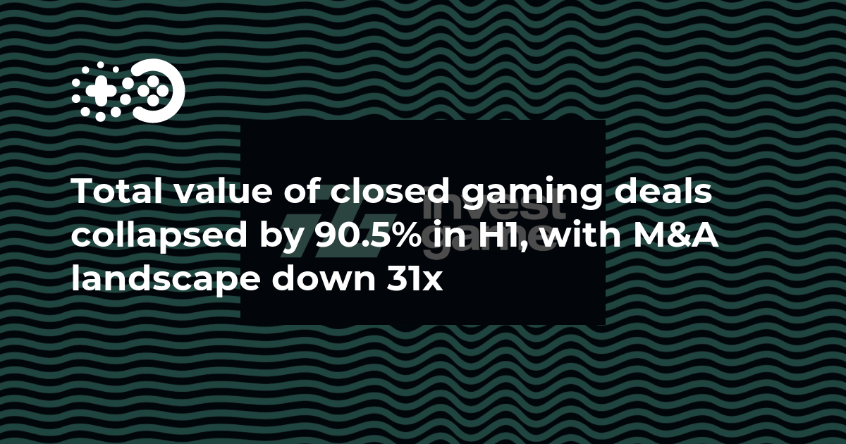 Cover of InvestGame Games Industry Report: H1 2023