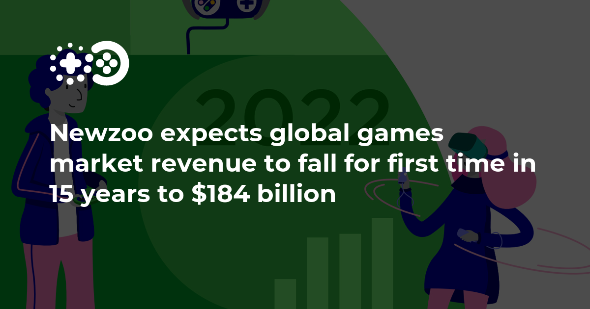 Cover of Newzoo Expects Global Games Market Revenue to Fall for First Time in 15 Years