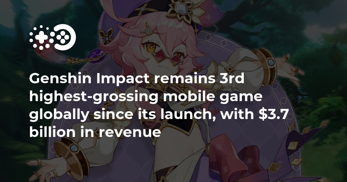 Cover of Genshin Impact Remains 3rd Highest-Grossing Mobile Game Globally